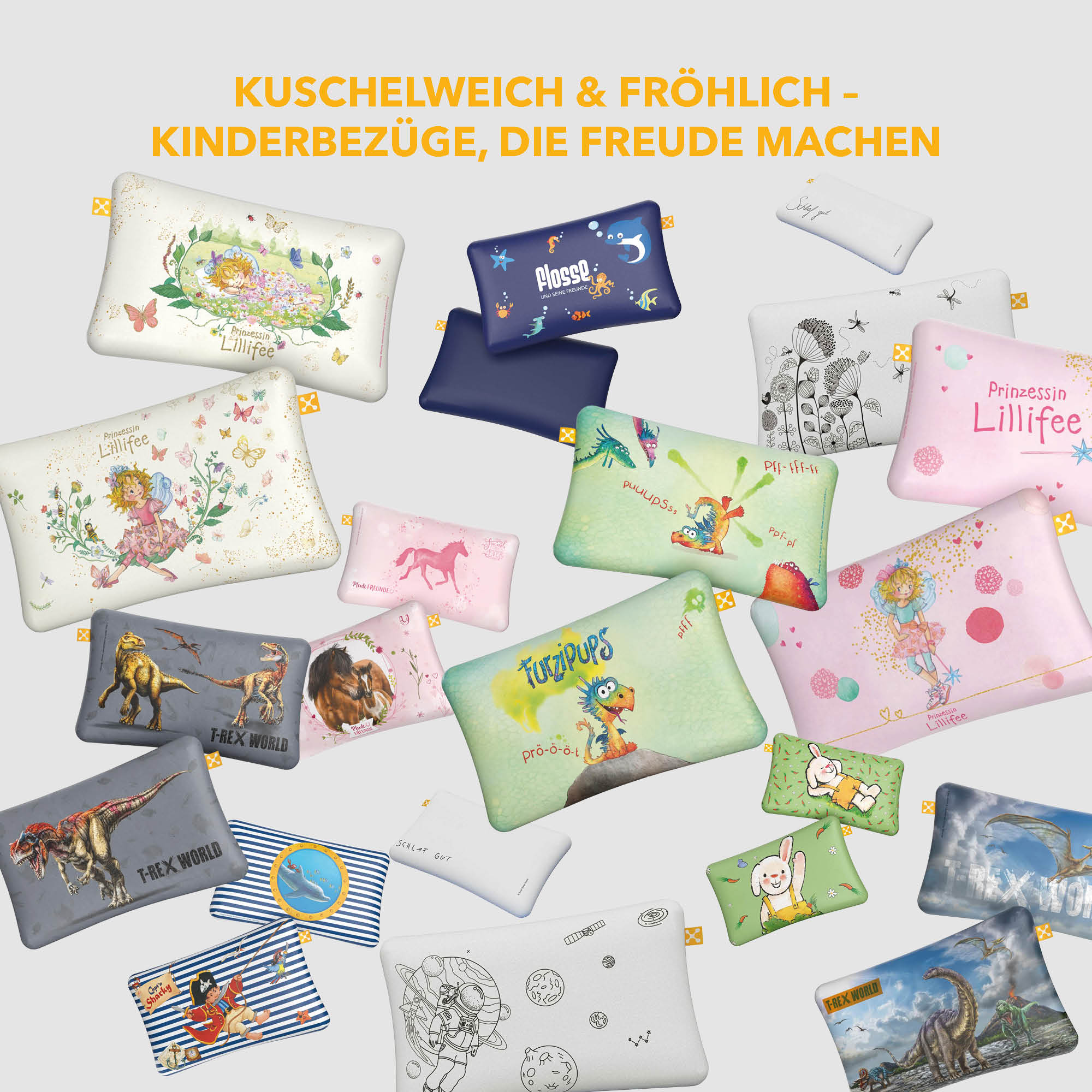 LIMITIERTES KIDS COMFORT BUNDLE (1 Kissen + 2 Bezüge)