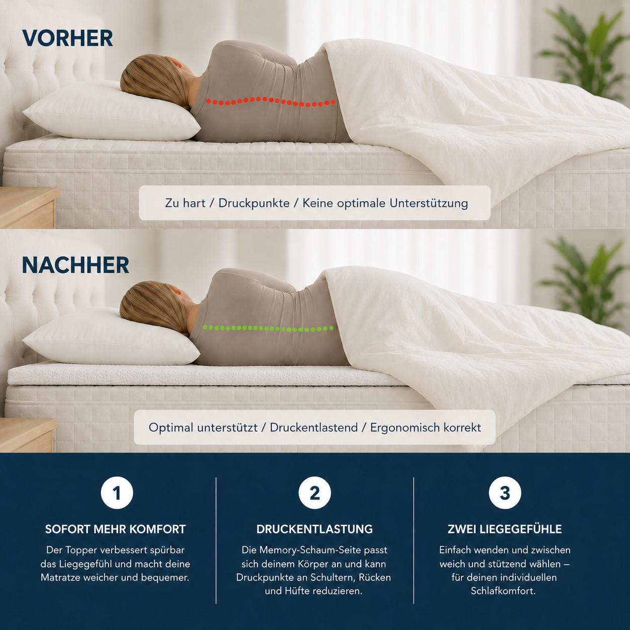 COMFORT DUO TOPPER