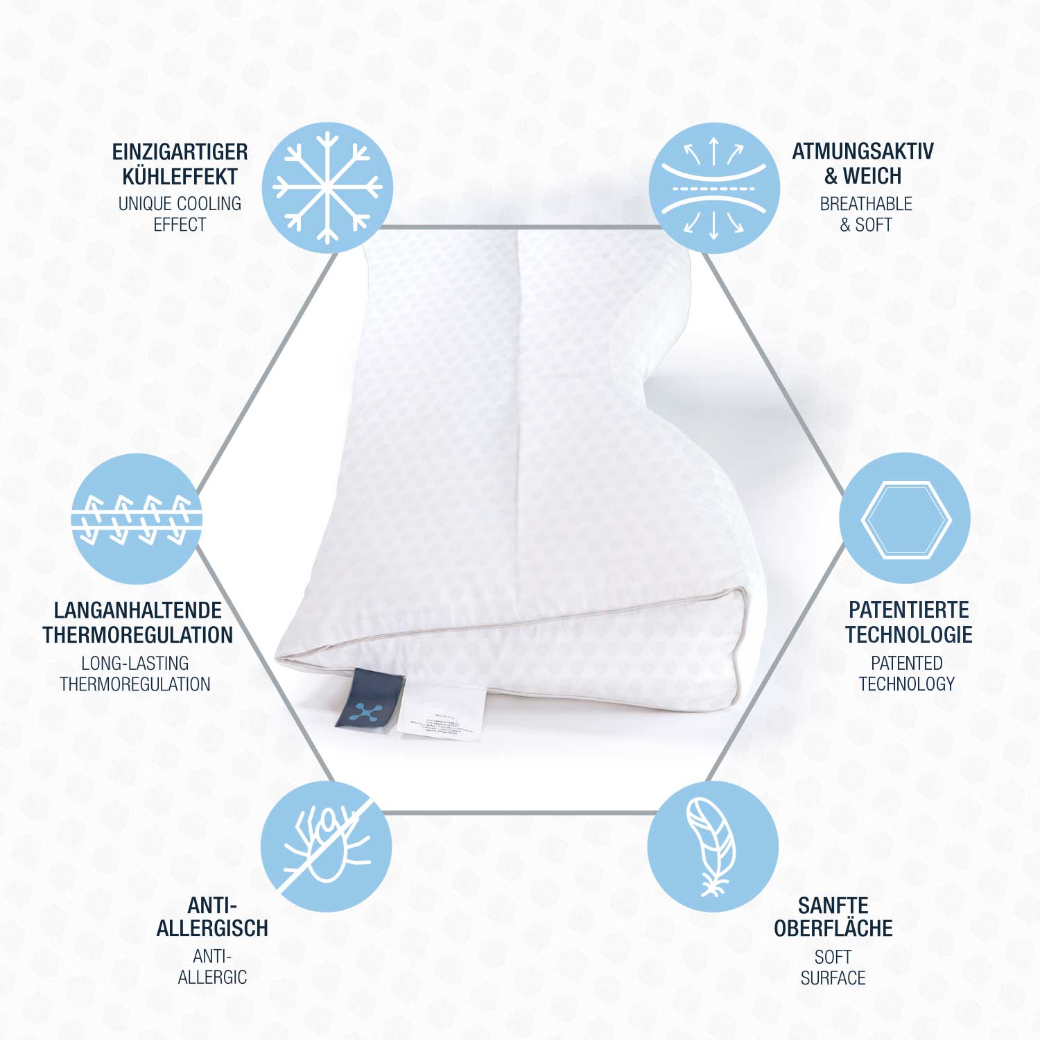 <tc>smart</tc>® REFRIGERACIÓN <tc>PILLOW</tc> 30 x 70 centímetros