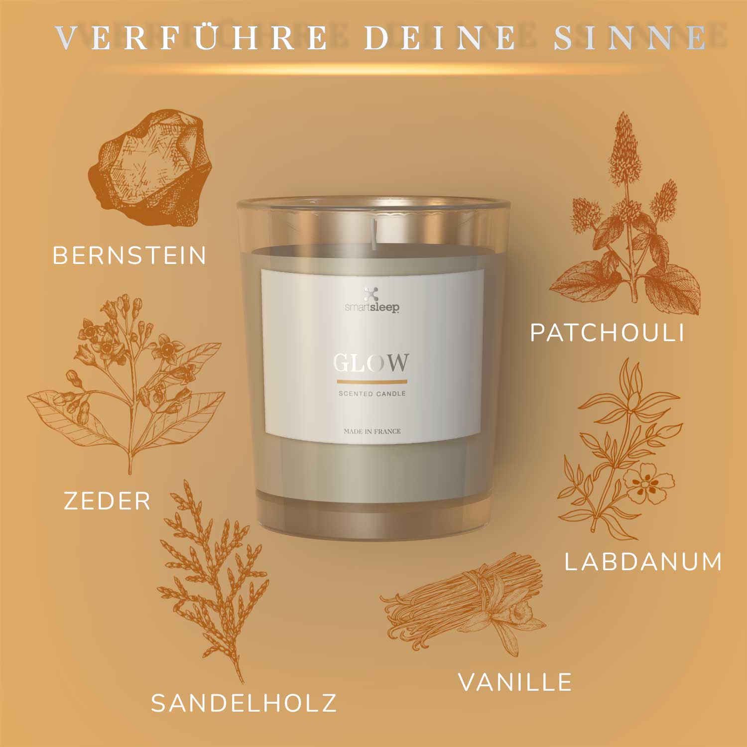 Vela perfumada <tc>Glow</tc>