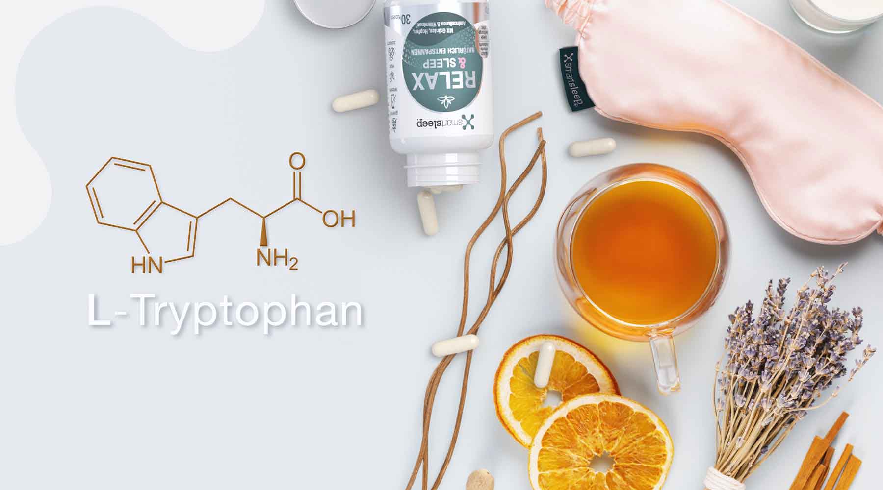 Aminosäure L-Tryptophan für Stimmung und Schlaf