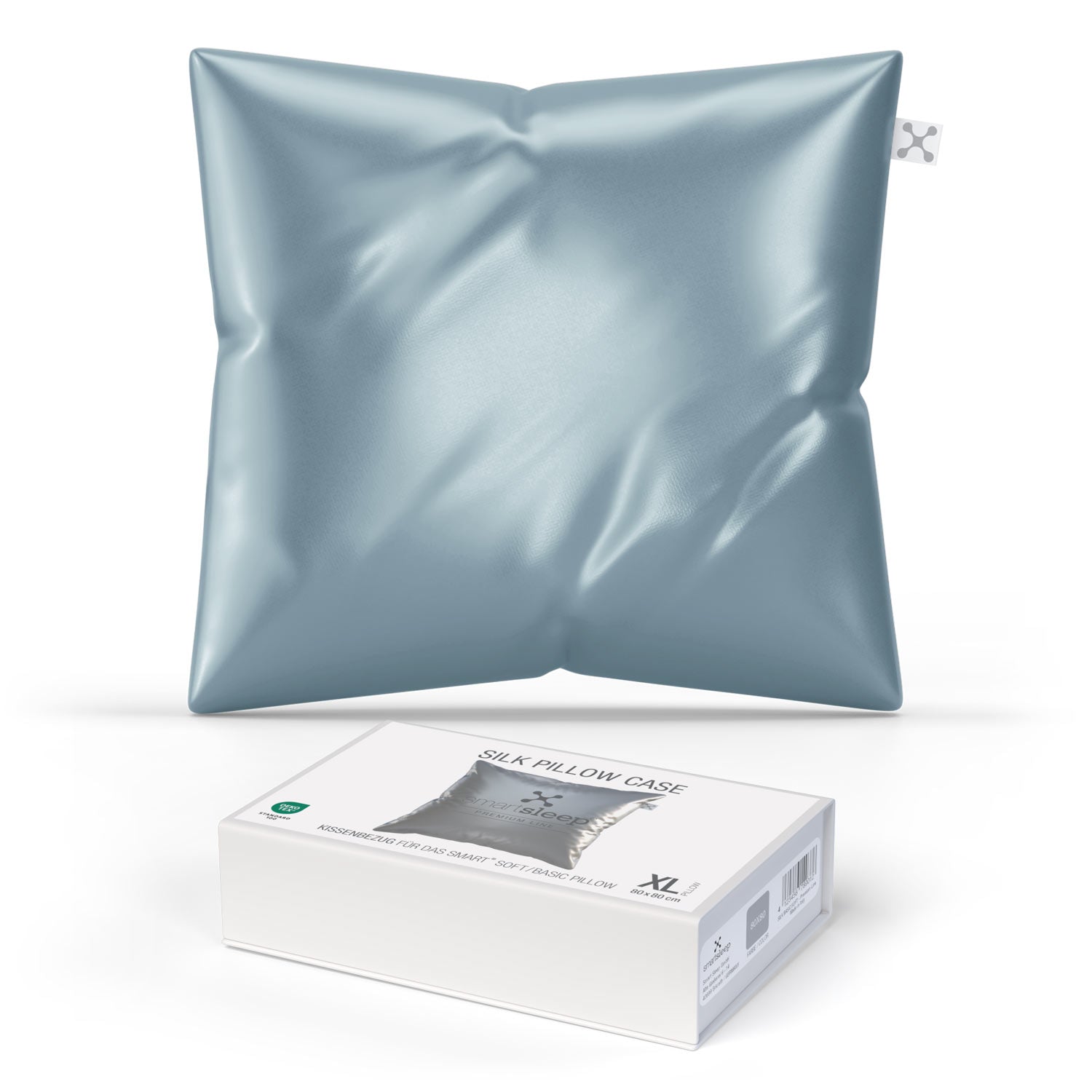 <tc>smart</tc>® <tc>SOFT</tc> SEDA <tc>PILLOW</tc> <tc>CASE</tc> 80 x 80 centímetros