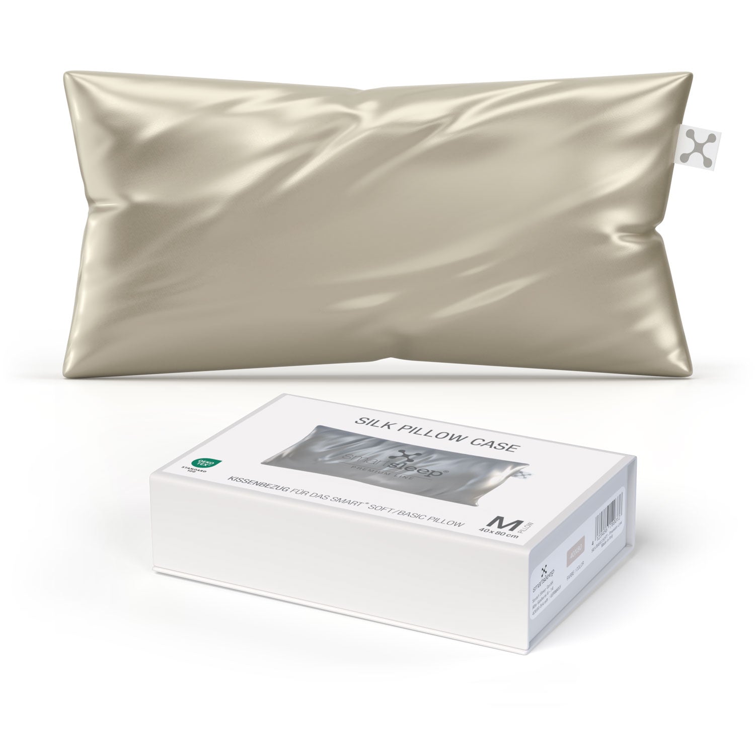 smart® SILK PILLOW CASE 40 x 80 cm