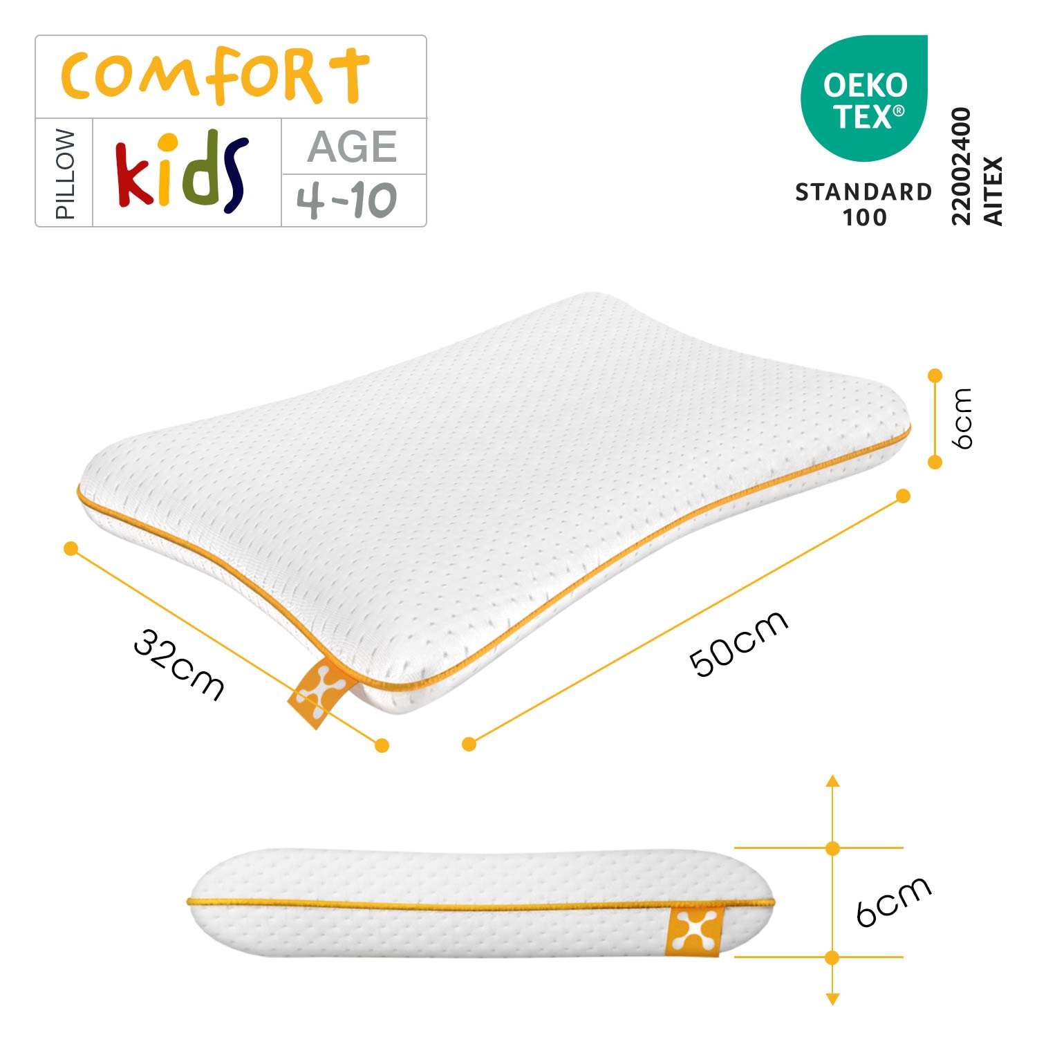 <tc>smart® KIDS COMFORT PILLOW</tc>