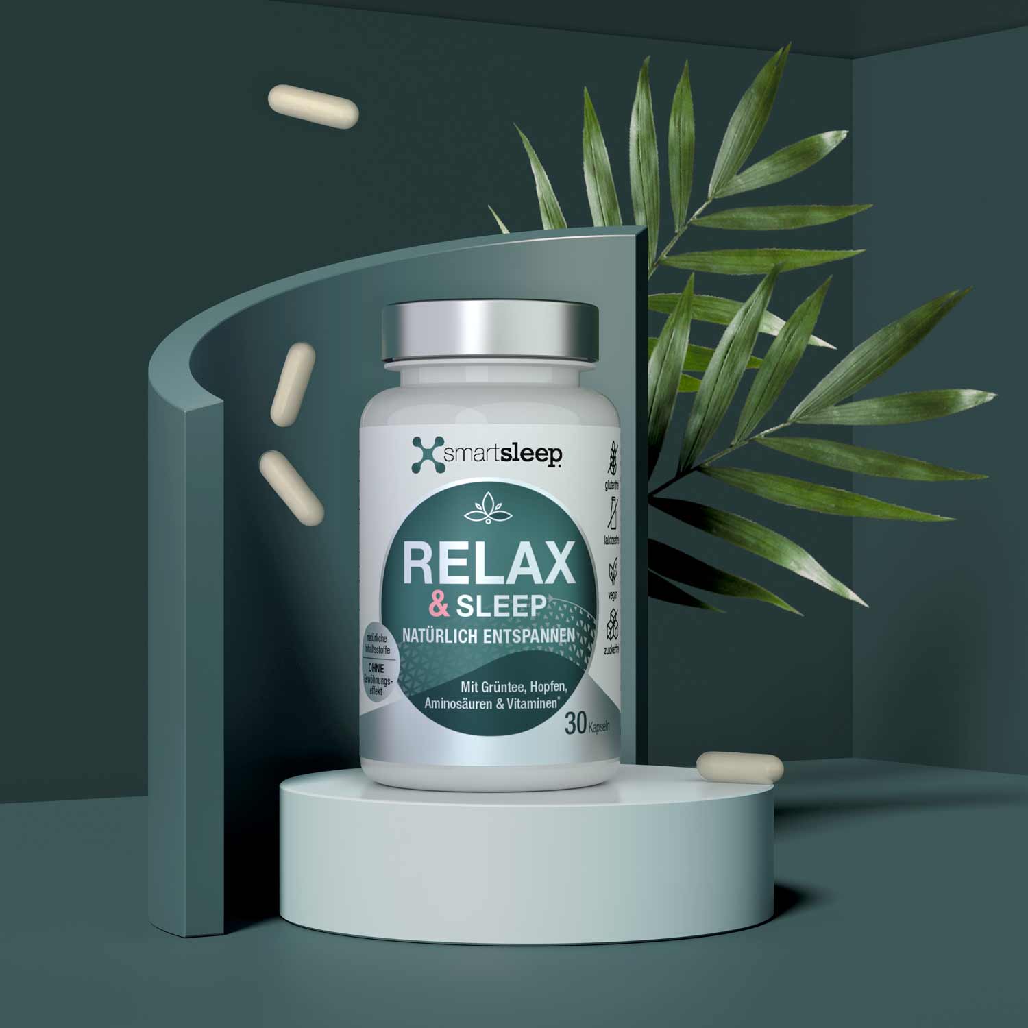 <tc>smartsleep</tc>® <tc>RELAX</tc> & <tc>SLEEP</tc> Cápsulas de relajación