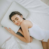 smart® Comfort Pillow, großes festes Kissen aus Memory-Schaum für Rückenschläfer und Seitenschläfer mit Stützfunktion für hohen Komfort zuhause und bequemen Schlaf.